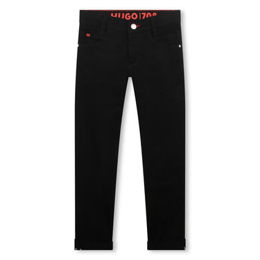 Jeans HUGO negro para niños y adolescentes